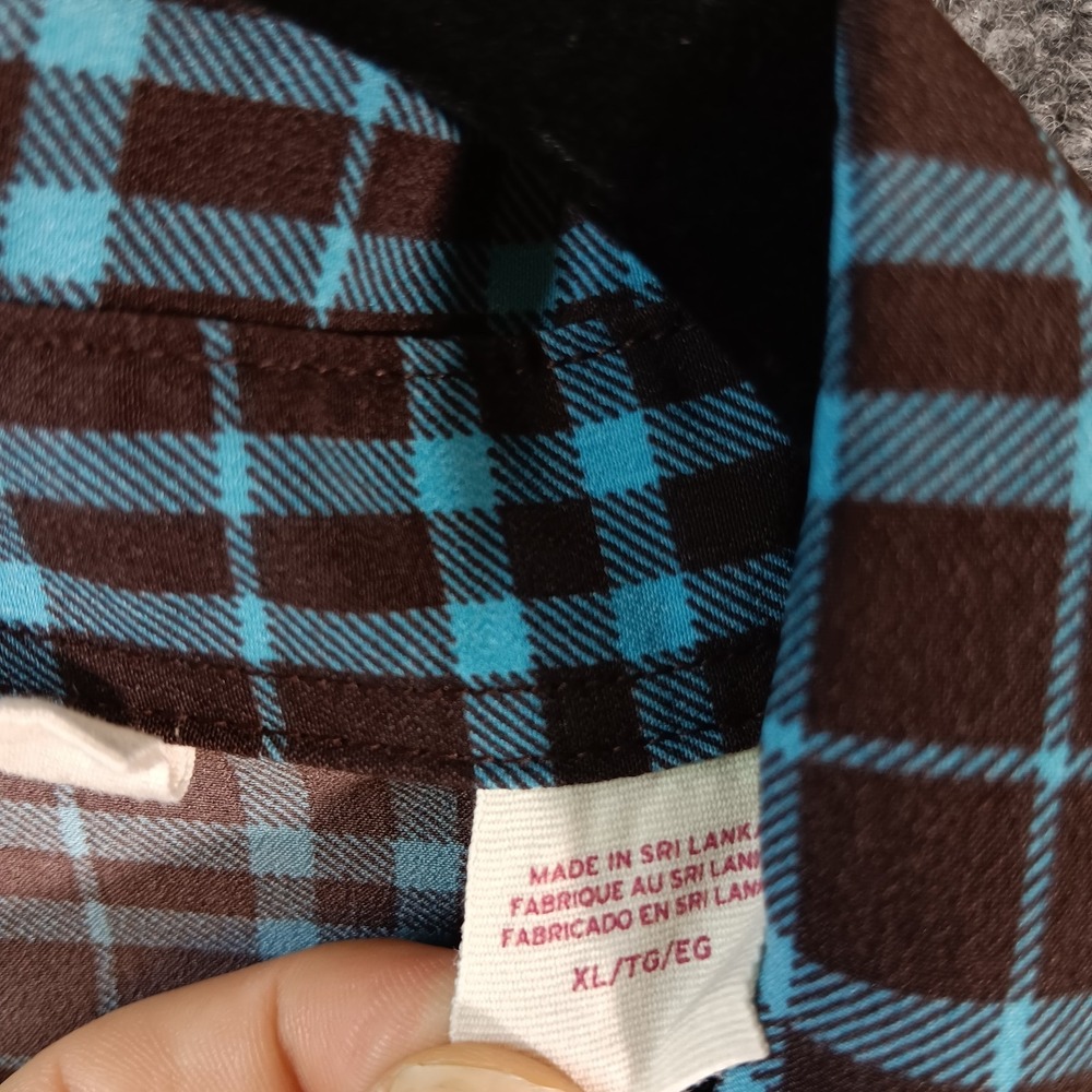 Levi's Flannel Shirt Black Plaid Jasper The Everyday Embroidered Logo Button Up - Picture 5 of 16